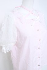 画像3: Lovely Tency / alsチョーカーレースブラウス  ピンク Y-26-05-23-014-LO-BL-SZ-ZY (3)