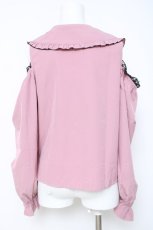 画像3: Ank Rouge / デコルテレースオフショルブラウス M ピンク Y-26-05-23-021-CA-BL-TE-ZY (3)