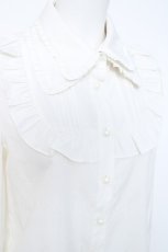 画像3: Jamie エーエヌケー / ダブルカラーブラウス M アイボリー Y-26-05-23-024-LO-BL-TE-ZY (3)