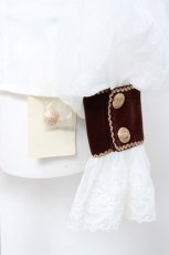 画像5: Grove Deer / ハイネックブラウス M 白 Y-26-05-23-026-LO-BL-SA-ZY (5)