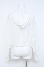 画像2: axes femme / ポケット付シアーパーカー F 白 Y-26-05-26-032-AX-TO-SZ-ZY (2)