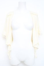 画像1: axes femme / バックティアードショートカーディガン  生成り Y-26-05-26-041-AX-TO-SZ-ZY (1)