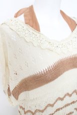 画像3: axes femme / ホルター付きサマーニット  生成り Y-26-05-26-045-AX-TO-SZ-ZY (3)
