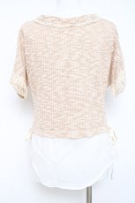 画像3: axes femme / 重ね着風トップス  ベージュ Y-26-05-26-052-AX-TO-SZ-ZY (3)