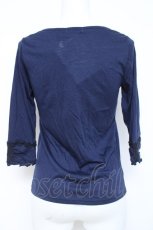 画像2: axes femme / コットンレースインナープルオーバー  紺 Y-26-05-26-056-AX-TO-SZ-ZY (2)