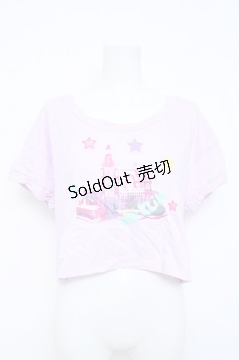 画像1: milklim / castleTシャツ  ラベンダー Y-26-05-26-074-LO-CO-SZ-ZY (1)