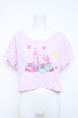画像1: milklim / castleTシャツ  ラベンダー Y-26-05-26-074-LO-CO-SZ-ZY (1)
