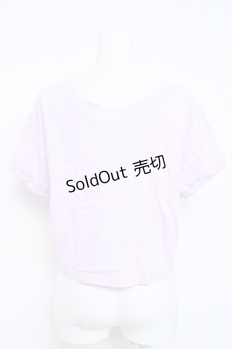 画像2: milklim / castleTシャツ  ラベンダー Y-26-05-26-074-LO-CO-SZ-ZY (2)
