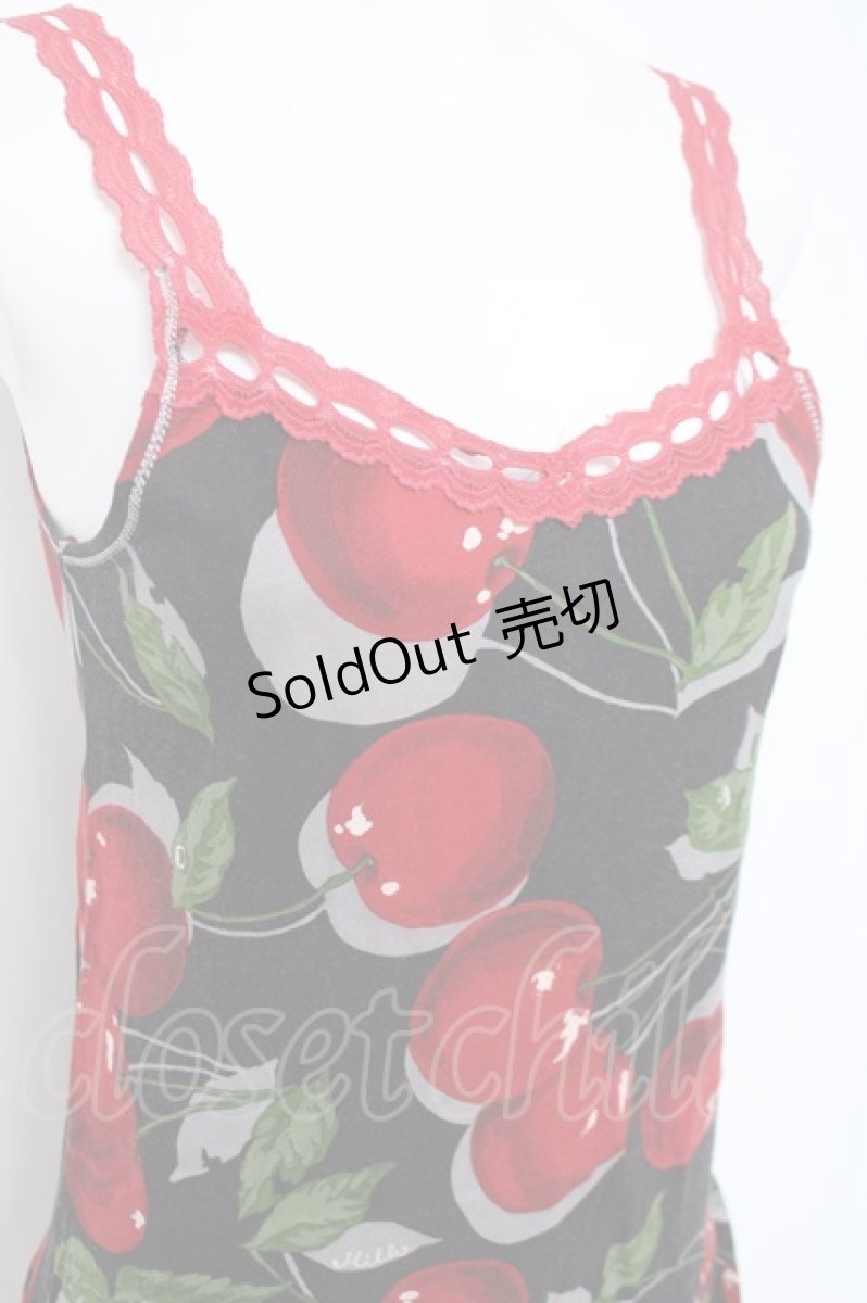 画像3: MILK / cherryワンピース  黒 Y-26-05-26-081-ML-OP-SZ-ZS (3)