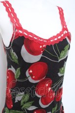 画像3: MILK / cherryワンピース  黒 Y-26-05-26-081-ML-OP-SZ-ZY (3)