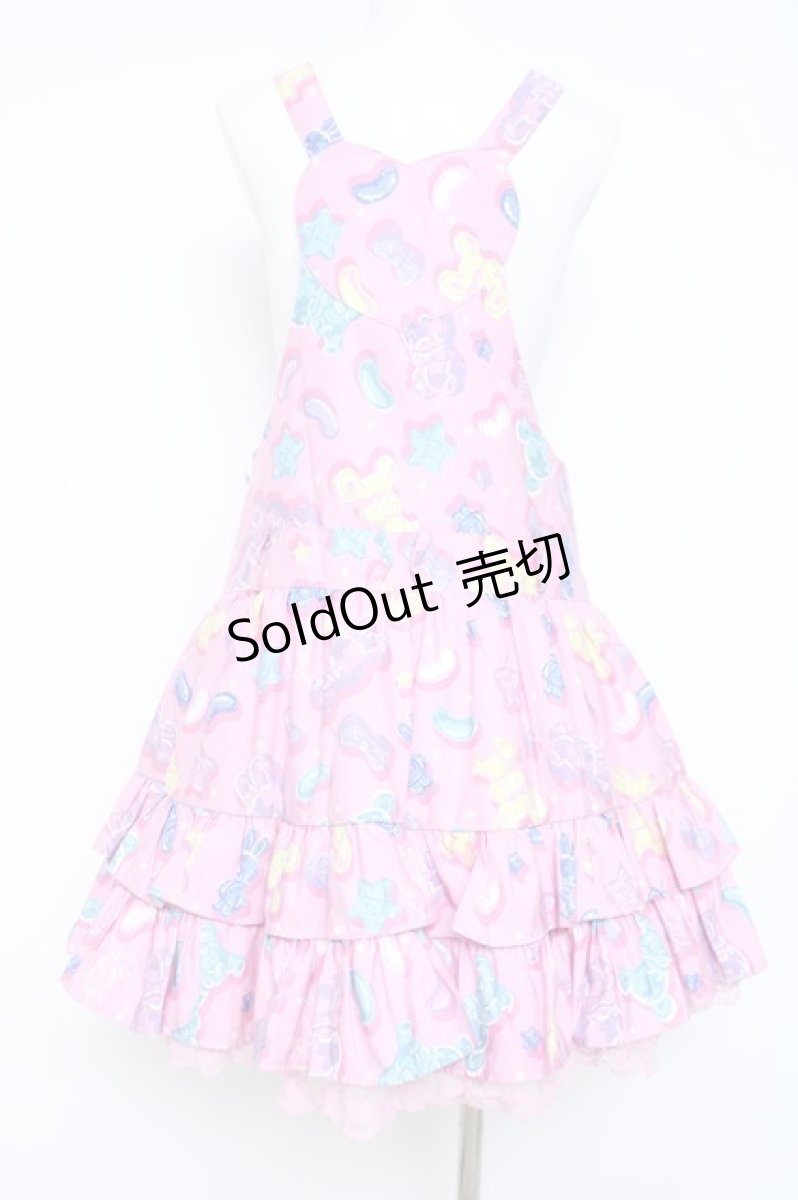 画像3: Angelic Pretty / Jelly Candy Toysハートサロペット  ピンク Y-26-05-26-096-AP-OP-SZ-ZY (3)