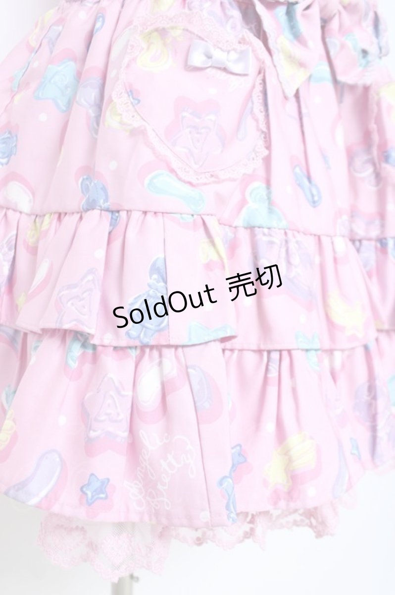 画像5: Angelic Pretty / Jelly Candy Toysハートサロペット  ピンク Y-26-05-26-096-AP-OP-SZ-ZY (5)