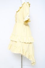 画像2: Dear My Love / 妖精フィッシュテールフリルワンピース  イエロー Y-26-05-26-101-LO-OP-SZ-ZY (2)