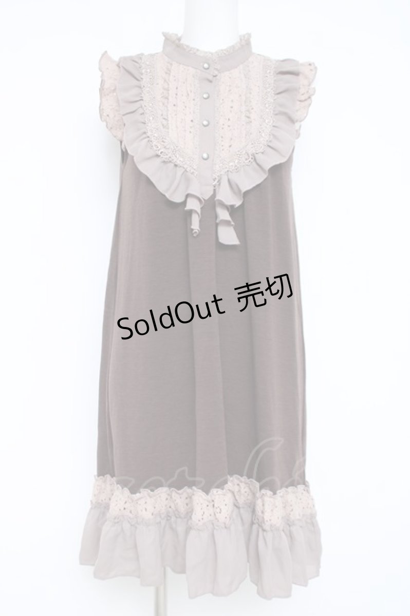 画像1: axes femme / ブロッキングカットチュニック  茶 Y-26-05-26-107-AX-OP-SZ-ZY (1)
