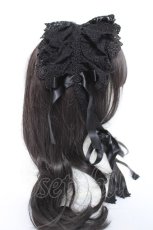 画像3: metamorphose / ゴージャスヘッドドレス  黒 Y-26-05-26-013-ME-AC-SZ-ZY (3)