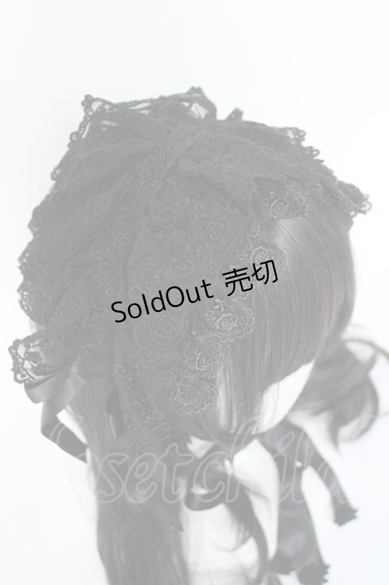 画像4: metamorphose / ゴージャスヘッドドレス  黒 Y-26-05-26-013-ME-AC-SZ-ZY (4)