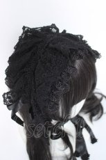 画像4: metamorphose / ゴージャスヘッドドレス  黒 Y-26-05-26-013-ME-AC-SZ-ZY (4)