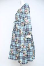 画像2: Emily Temple cute / Teddy Bear Tartanワンピース  ミント Y-26-05-26-114-ET-OP-AS-ZY (2)
