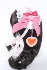 画像2: BABY,THE STARS SHINE BRIGHT / Le ruban d' ombre a trois couchesヘッドドレス  ピンク Y-26-05-26-014-BA-AC-SZ-ZY (2)