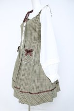 画像2: Amavel / carreau doux リボンワンピース  グリーン Y-26-05-26-117-CA-OP-SZ-ZY (2)