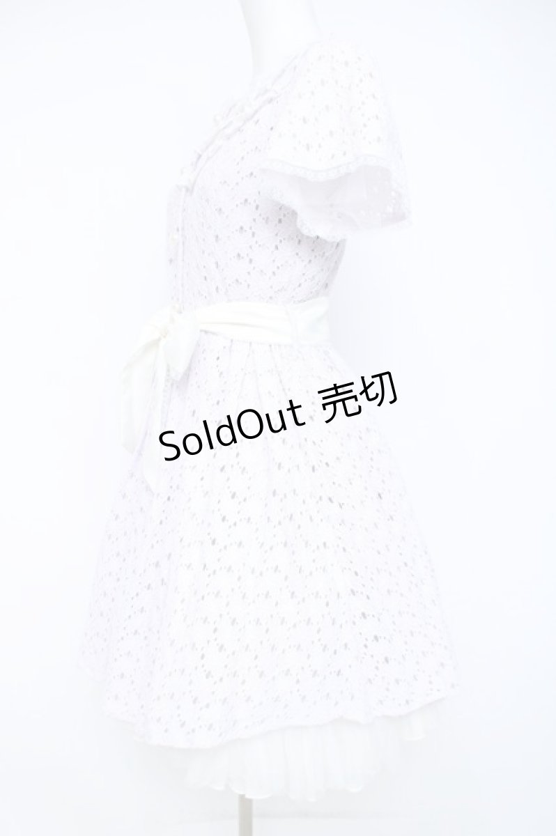 画像2: mille fille closet by LODISPOTTO / Princess creamy lace onepiece M ラベンダー Y-26-05-26-118-LO-OP-SZ-ZY (2)