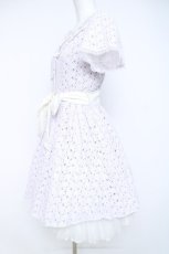 画像2: mille fille closet by LODISPOTTO / Princess creamy lace onepiece M ラベンダー Y-26-05-26-118-LO-OP-SZ-ZY (2)
