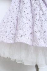 画像5: mille fille closet by LODISPOTTO / Princess creamy lace onepiece M ラベンダー Y-26-05-26-118-LO-OP-SZ-ZY (5)