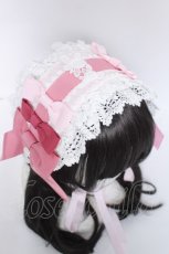 画像4: BABY,THE STARS SHINE BRIGHT / Le ruban d' ombre a trois couchesヘッドドレス  ピンク Y-26-05-26-014-BA-AC-SZ-ZY (4)