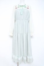 画像1: axes femme POETIQUE / ストロベリーガーデンワンピース L ミント Y-26-05-26-121-AX-OP-SZ-ZY (1)