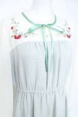 画像3: axes femme POETIQUE / ストロベリーガーデンワンピース L ミント Y-26-05-26-121-AX-OP-SZ-ZY (3)