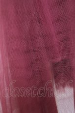 画像3: axes femme / ロングチュールスカート M ワイン Y-26-05-26-125-AX-SK-SZ-ZY (3)