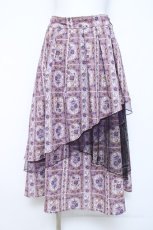 画像1: axes femme / ローズ・ステンドグラススカート F パープル Y-26-05-26-129-AX-SK-SZ-ZY (1)