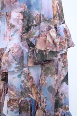 画像3: axes femme NOSTALGIE / 天使柄フリルロングスカート F ブルー Y-26-05-26-130-AX-SK-SZ-ZY (3)
