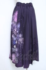 画像2: axes femme / 花火柄タックスカート F パープル Y-26-05-26-131-AX-SK-SZ-ZY (2)