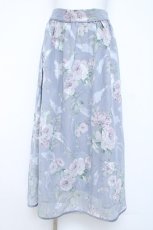 画像1: axes femme / 花柄シアージャカードスカート F ラベンダー Y-26-05-26-132-AX-SK-SZ-ZY (1)