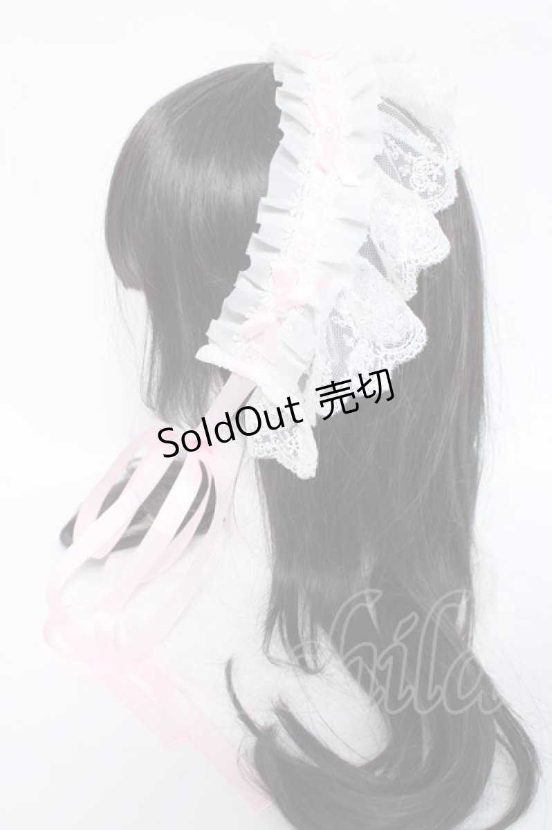 画像2: Princess Flower Garden / KRS＊ヘッドドレス  白 Y-26-05-26-016-LO-AC-SZ-ZY (2)