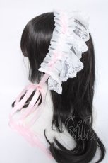 画像2: Princess Flower Garden / KRS＊ヘッドドレス  白 Y-26-05-26-016-LO-AC-SZ-ZY (2)
