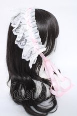 画像3: Princess Flower Garden / KRS＊ヘッドドレス  白 Y-26-05-26-016-LO-AC-SZ-ZY (3)