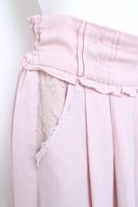 画像3: axes femme / フリル×レーススカウチョ M ピンク Y-26-05-26-149-AX-PA-SZ-ZY (3)