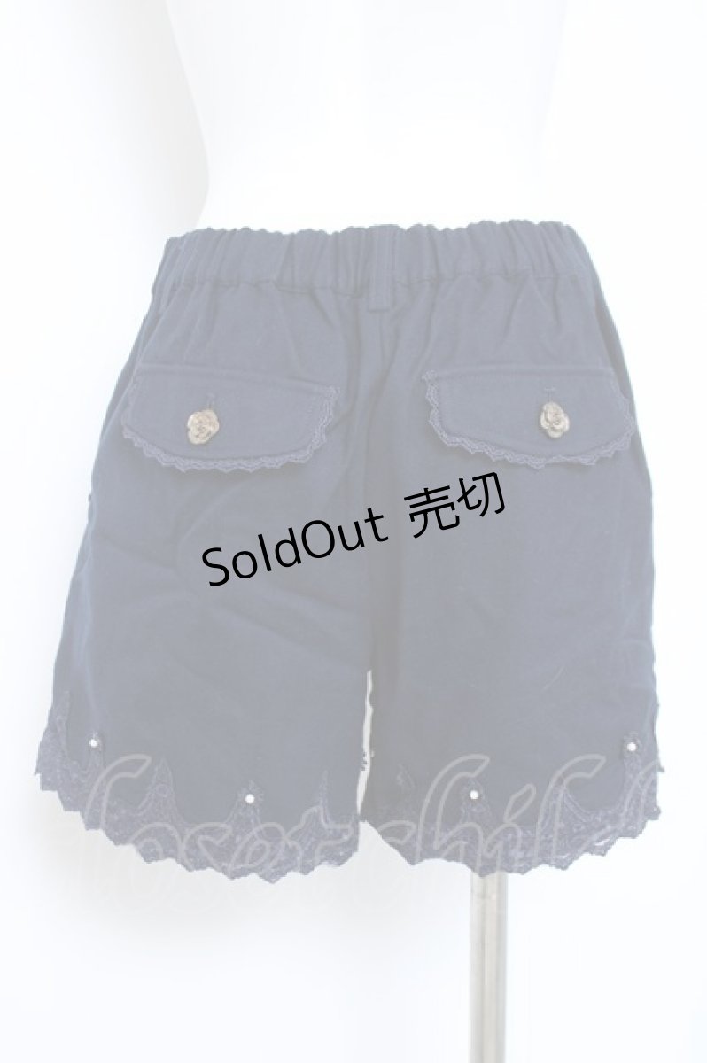 画像2: axes femme / ショートパンツ  紺 Y-26-05-26-152-AX-PA-SZ-ZY (2)