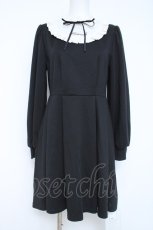 画像1: Ank Rouge / ヨークフリルカットワンピース M 黒 Y-26-05-28-049-CA-OP-SZ-ZY (1)
