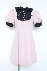 画像1: EATME / ボウタイメイドライクワンピース S ピンク Y-26-05-28-054-LO-OP-SZ-ZY (1)