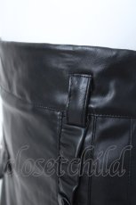画像3: Honey Cinnamon / レザープリーツスカパン F 黒 Y-26-05-28-068-LO-SK-SZ-ZY (3)