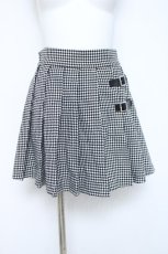 画像1: Ank Rouge / 合皮ベルトプリーツスカート M 黒 Y-26-05-28-073-CA-SK-SZ-ZY (1)