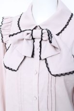 画像3: Honey Cinnamon / ビックリボンブラウス F ピンク Y-26-05-28-006-LO-BL-SZ-ZY (3)