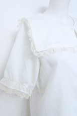 画像3: MA*RS / セーラー半袖ブラウス  白 Y-26-05-28-007-GO-BL-SZ-ZY (3)