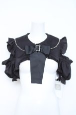 画像1: Ank Rouge / 肩開きショートブラウス M 黒 Y-26-05-28-018-CA-BL-SZ-ZY (1)
