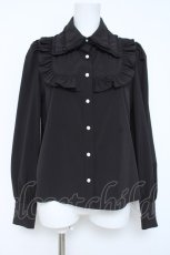 画像1: Jamie エーエヌケー / ダブルカラーブラウス M 黒 Y-26-05-28-020-LO-BL-SZ-ZY (1)