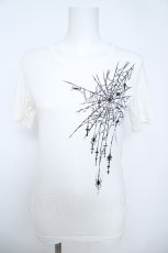 画像1: BPN FOR MEN / 蜘蛛の巣プリント半袖Tシャツ M 白 Y-26-05-31-020-GO-TO-SZ-ZY (1)