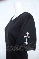 画像3: BPN FOR MEN / ロゴプリント半袖Tシャツ M 黒 Y-26-05-31-033-GO-TO-SZ-ZY (3)